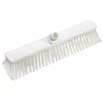 Haug Bürsten Testa di scopa bianca in plastica 40 cm di larghezza (8885)
