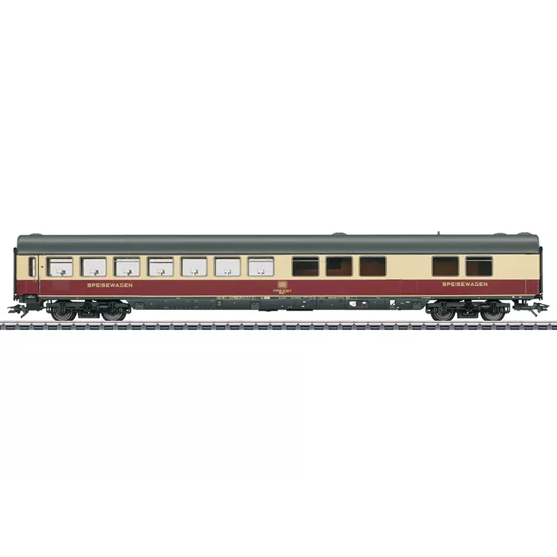 Märklin 43872 H0 TEE Rheingold carrozza ristorante WRümh 132, DB epoca IV, blu/crema