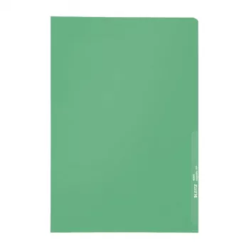 Leitz A4 Bustine portadocumenti, 0,13 mm PP, verde, confezione da 100 40000055