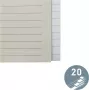 LEITZ Indice in carta bianco 20 linguette A4 bianco con foratura universale 12203085