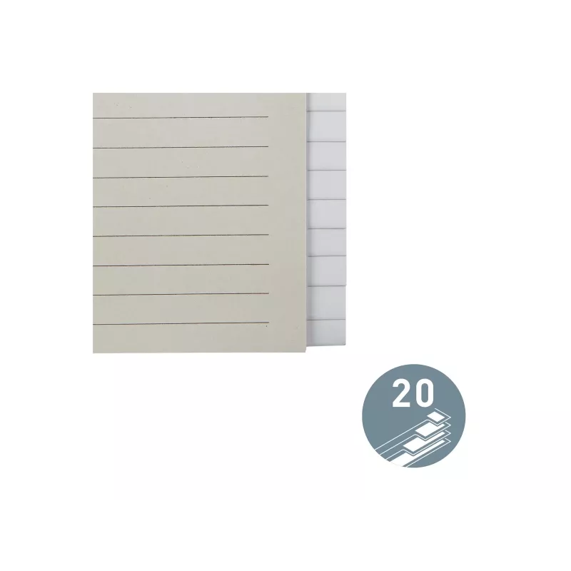 LEITZ Indice in carta bianco 20 linguette A4 bianco con foratura universale 12203085