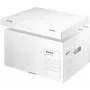Leitz 61040000 Infinity Contenitore per archivio, bianco, confezione da 10, A4/Folio, impilabile, cartone riciclato