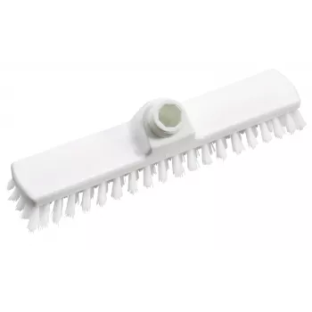 Haug Bürsten Spazzola per strofinare bianca in plastica 28,0 cm di larghezza (88100)