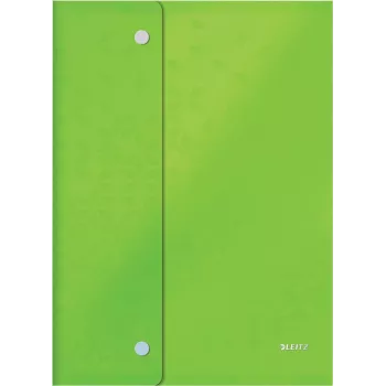 LEITZ 4469 Cartella con chiusura a bottoni, colori assortiti, DIN A4, polipropilene 4469-00-99