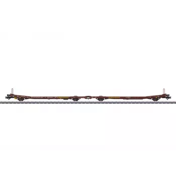 Märklin 47430 H0 Coppia di carri pianali Laads 800B della Transwaggon GmbH