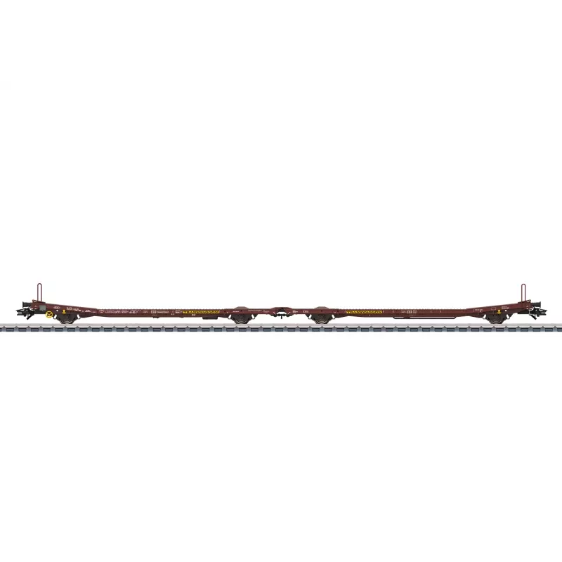 Märklin 47430 H0 Coppia di carri pianali Laads 800B della Transwaggon GmbH