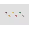 Märklin 71426 boccole isolanti grigie (confezione da 10) per cablaggio ferrovia modello