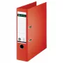 LEITZ raccoglitore a leva 180° A4 80 mm rosso chiaro cartone 1007-00-20