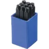 Brüder Mannesmann set di 9 punzoni per numeri 10 mm (245-10)