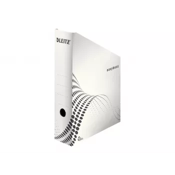 LEITZ easyboxx portariviste A4 bianco 100% cartone ondulato riciclato montaggio automatico - confezione da 25 (6140-00-00)