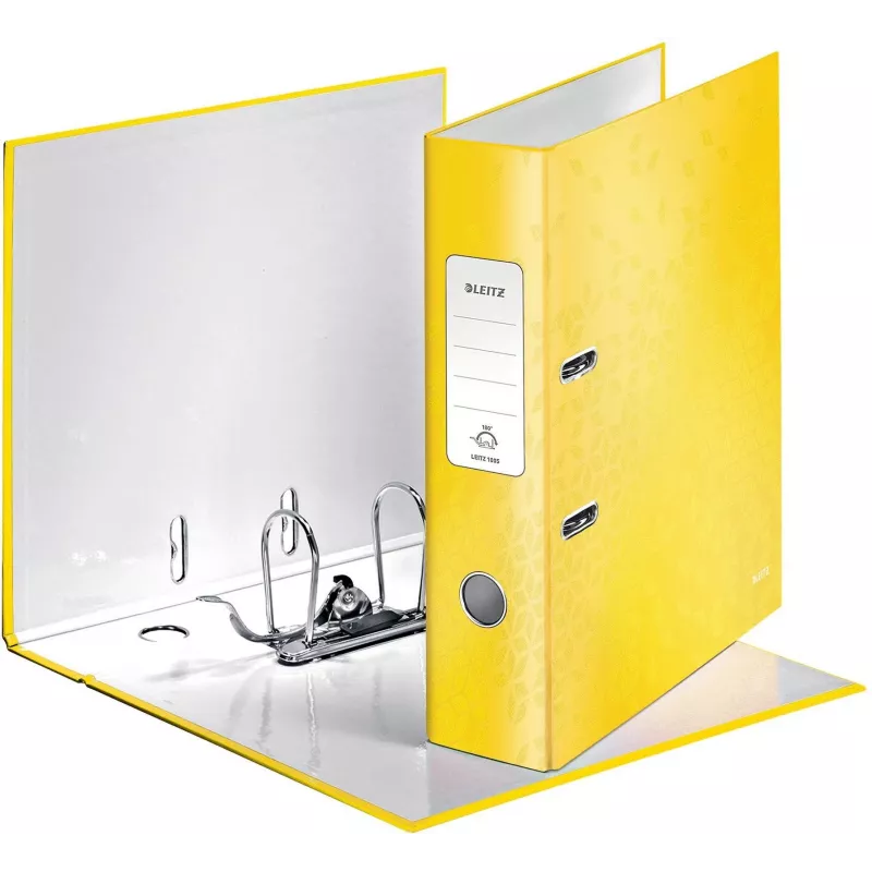 Leitz 180° WOW A4 raccoglitore giallo dorso 80 mm 600 fogli cartone 10050016