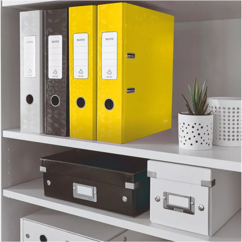 Leitz 180° WOW A4 raccoglitore giallo dorso 80 mm 600 fogli cartone 10050016