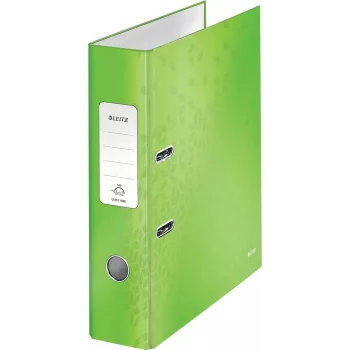 Leitz 180° WOW A4 raccoglitore con meccanismo a leva, anello tondo, cartone, verde, 600 fogli, 80 g/m² (10050054)