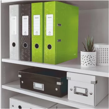 Leitz 180° WOW A4 raccoglitore con meccanismo a leva, anello tondo, cartone, verde, 600 fogli, 80 g/m² (10050054)
