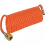 BRÜDER MANNESMANN Tubo spirale per aria compressa 4,5 m, Rilsan, nipplo a innesto, antitorsione (M 1546)
