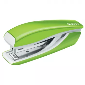 LEITZ Mini Nexxt WOW cucitrice 5528, verde, 10 fogli, meccanismo a caricamento dall'alto 5528-10-54