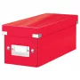 Leitz Click & Store WOW Scatola porta CD/DVD 160 dischi rossa in cartone (60410026)