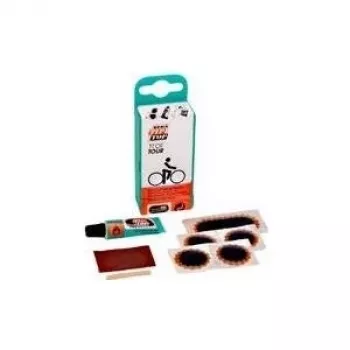 PROFEX REMA TIP TOP TT 01 TOUR Kit riparazione bicicletta, 8 pezzi, vulcanizzazione a freddo, custodia rigida 60659