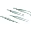 Brüder Mannesmann M 615 Set pinzette di precisione, 4 pezzi, acciaio inox, 110 mm