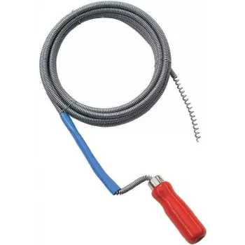 BRÜDER MANNESMANN Spirale stura lavandini standard 16 mm x 2,3 m con giunto a dado a T (49905)