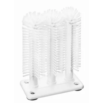 Haug Bürsten 8904 Set spazzola lavavetri, plastica bianca