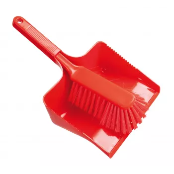 Haug Bürsten FC88921U Set spazzola e paletta in plastica rossa, larghezza 35 cm