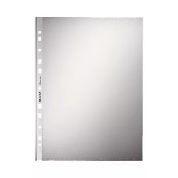 LEITZ 47960000 Portafogli A4, polipropilene 0,07 mm, trasparente, confezione da 100