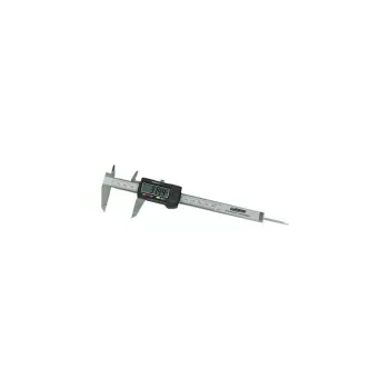 Brüder Mannesmann Calibro digitale M823-160, 0-150 mm, risoluzione 0,01 mm, alluminio, con custodia