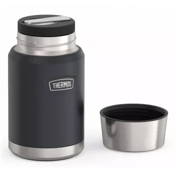 THERMOS ICON Contenitore termico 0,71 L nero acciaio inox isolato sottovuoto 4120333071