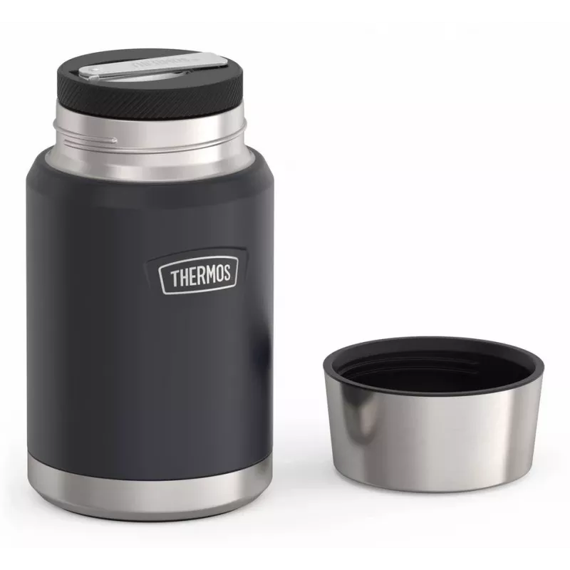 THERMOS ICON Contenitore termico 0,71 L nero acciaio inox isolato sottovuoto 4120333071