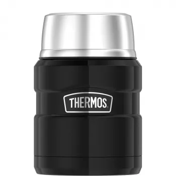 THERMOS SK Food Jar Contenitore isotermico per alimenti nero/argento 470 ml 4001233047