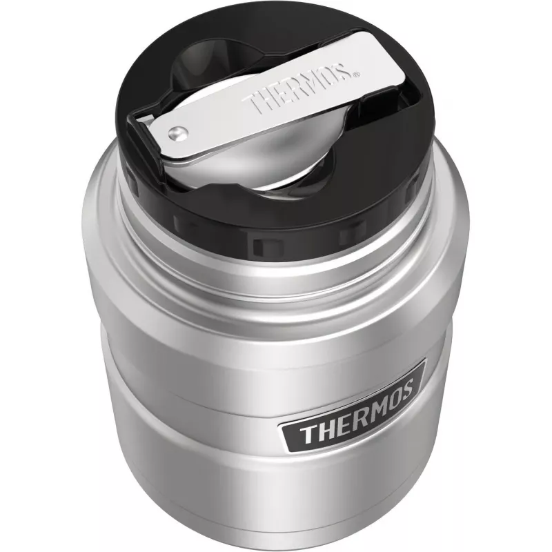 THERMOS SK Food Jar Contenitore isotermico per alimenti nero/argento 470 ml 4001233047