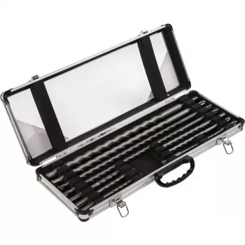 BRÜDER MANNESMANN Set 11 pezzi punte per muratura in custodia con finestra | Punta in carburo di tungsteno | DIN 8039 | M12587