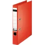 LEITZ raccoglitore a leva 180° A4 50 mm rosso chiaro cartone 1008-00-20