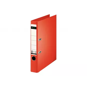LEITZ raccoglitore a leva 180° A4 50 mm rosso chiaro cartone 1008-00-20