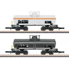 Märklin 082524 set carri cisterna privati DR epoca III scala Z 3 carri edizione limitata