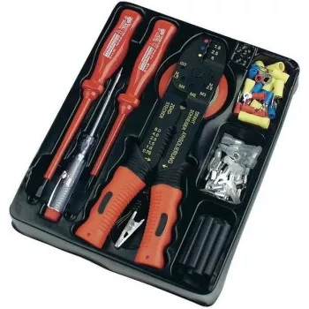 Brüder Mannesmann set riparazione elettrica auto da 82 pezzi (00208)