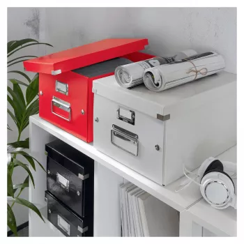 Leitz Click & Store WOW scatola portadocumenti in cartone rosso 60440026