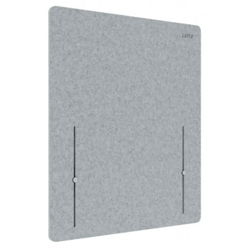 LEITZ Cosy divisorio da scrivania 61220085, grigio chiaro, 60 x 70 cm, feltro PET