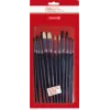 BRUNNEN ErgoLine set di pennelli, misure 2, 4, 6, 8, 10, 12, 12 pz 104893001