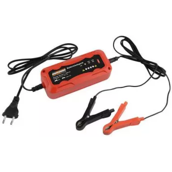Brüder Mannesmann M12711 caricabatterie automatico per auto per batterie al piombo-acido 6V e 12V