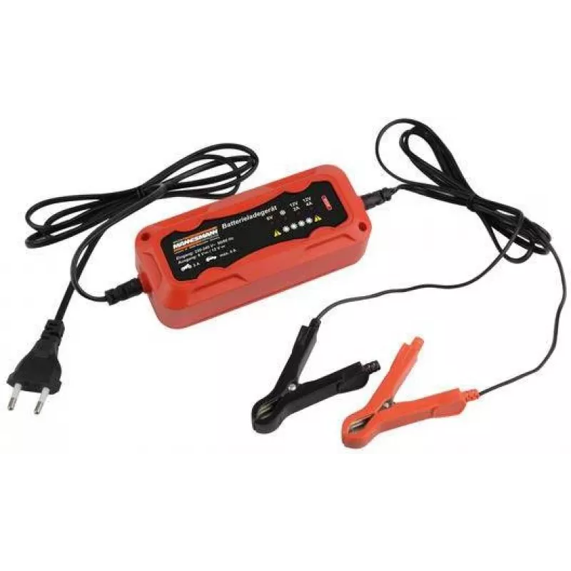 Brüder Mannesmann M12711 caricabatterie automatico per auto per batterie al piombo-acido 6V e 12V