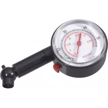 Brüder Mannesmann 054T misuratore pressione pneumatici a stilo, 0,5-3,5 bar / 7-50 psi, analogico, corpo in metallo, clip da tasca