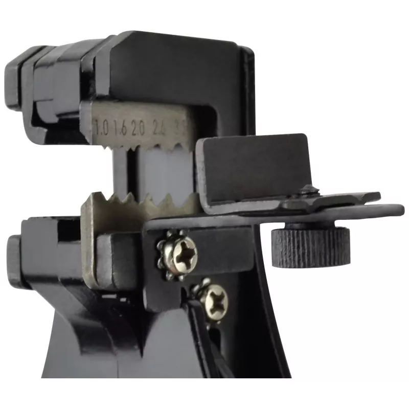 BRÜDER MANNESMANN pinza spellafili automatica, verde con molla di richiamo, ganasce in acciaio SK5, 0,2-6,0 mm² (M10981)