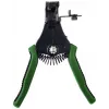 BRÜDER MANNESMANN pinza spellafili automatica, verde con molla di richiamo, ganasce in acciaio SK5, 0,2-6,0 mm² (M10981)
