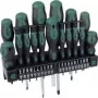 BRÜDER MANNESMANN set di cacciaviti da 37 pezzi con bit, acciaio cromo-vanadio, punte magnetiche, certificato GS (M11415)