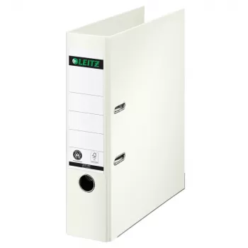 LEITZ 180° Raccoglitore ad anelli A4 80 mm bianco rivestimento in carta 1007-00-01