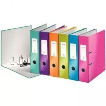 LEITZ WOW 180° Raccoglitore ad anelli A4 80 mm colori assortiti (confezione da 10) 1005-10-99