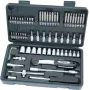 BRÜDER MANNESMANN Set di bussole da 65 pezzi 1/4 inch con cricchetto, prolunghe, punte e valigetta 29165
