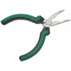 BRÜDER MANNESMANN GREEN LINE Pinza a becco curvo per elettronica 125 mm, acciaio per utensili, verde/argento/nero M 1070-5